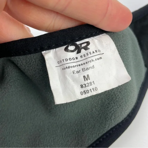 Outdoor Research GORE-TEX® INFINIUM™ EAR BAND Unisex Medium Black Windstopper - Picture 10 of 11